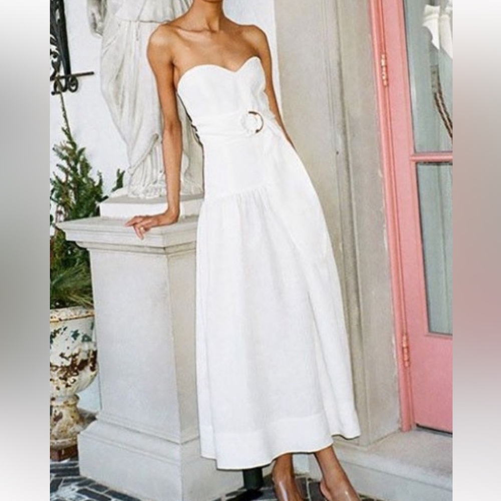 Mara Hoffman White Augustine Dress 0 NWT